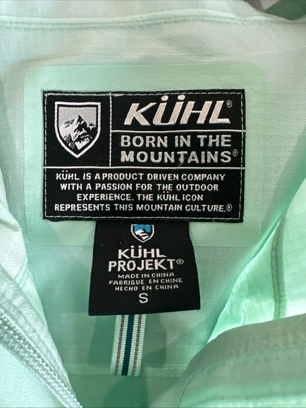 Kuhl Women’s Mint Green Lightweight Hooded Jacket - Picture 3 of 12